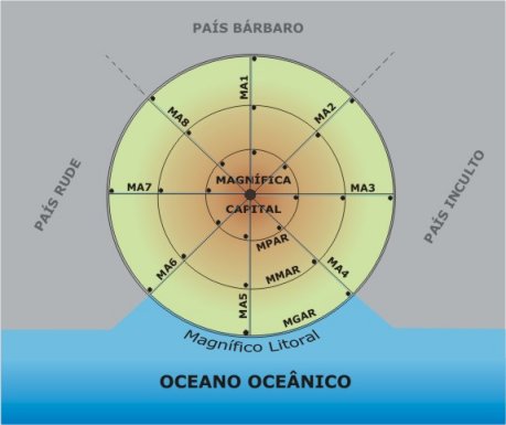 República da Panákia - Mapa
