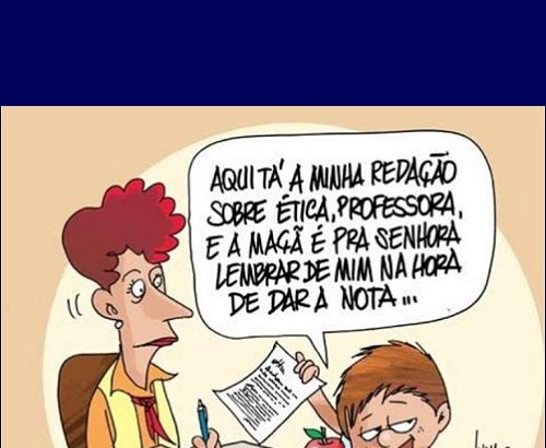 Desvio de Caráter - Charge Ivan Cabral
