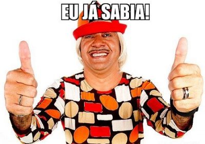 Eu já sabia !