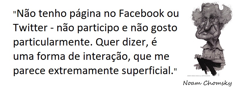 Entre sem bater - Noam Chomsky - Extremamente superficial