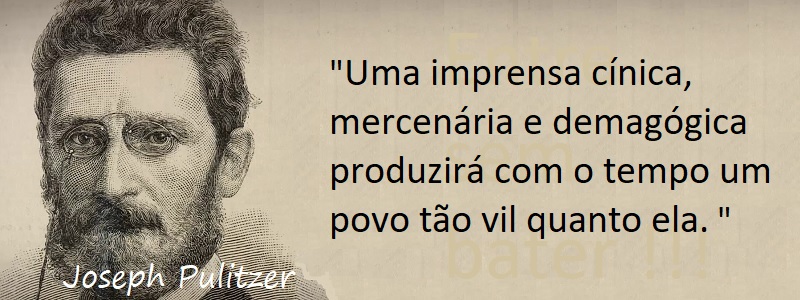 Entre sem bater - Pulitzer - Imprensa Cínica