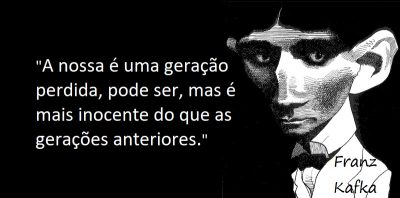 Entre sem bater - Franz Kafka - Geração Perdida