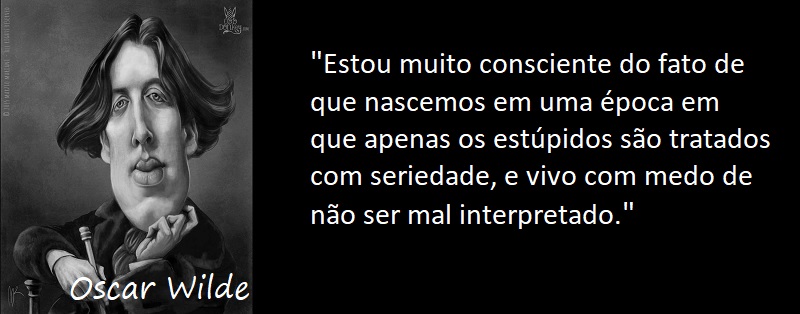 Entre sem bater - Oscar Wilde - Mal interpretado
