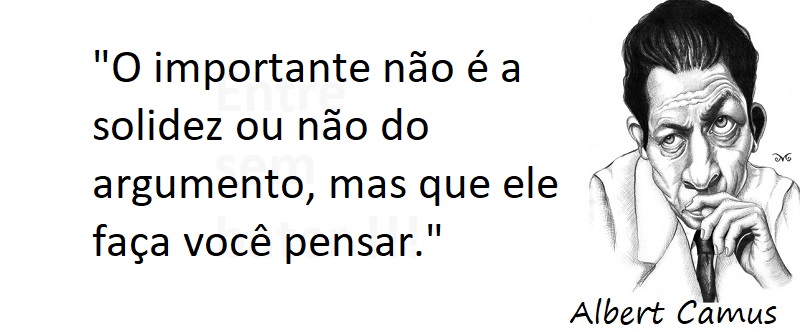 Entre sem bater - Albert Camus - Argumento