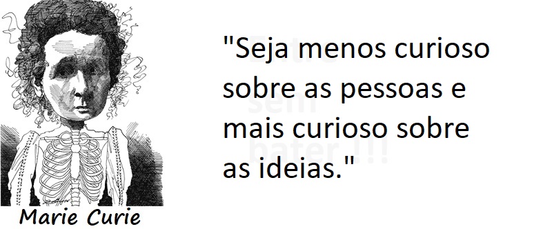 Entre sem bater - Marie Curie - Curioso