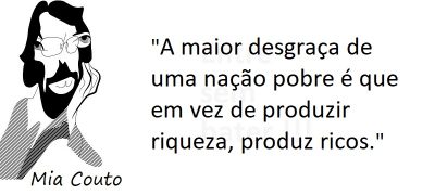 Entre sem bater - Mia Couto - Nação Pobre