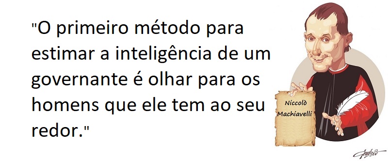 Entre sem bater - Niccolò Machiavelli - Homens ao redor