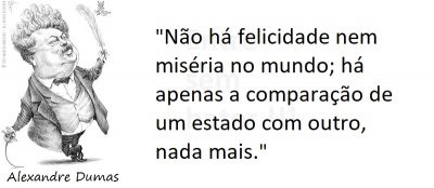Entre sem bater - Alexandre Dumas - Miséria