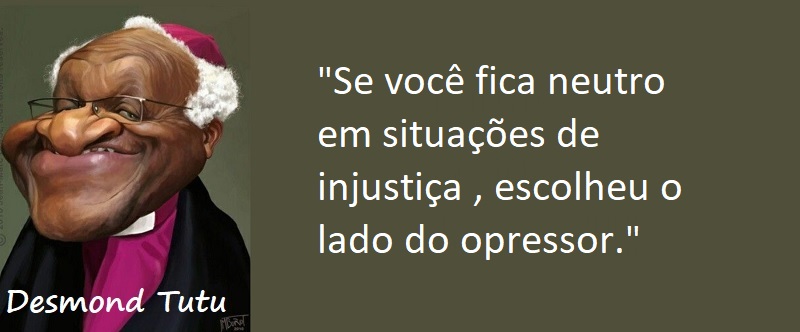 Entre sem bater - Desmond Tutu - Lado do Opressor