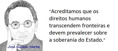 Entre Sem bater - José Ramos-Horta - Soberania do Estado
