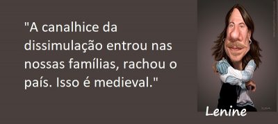 Entre sem bater - Lenine - Dissimulação