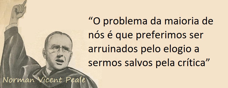Entre sem bater - Norman Vincent Peale - Ruína do Elogio