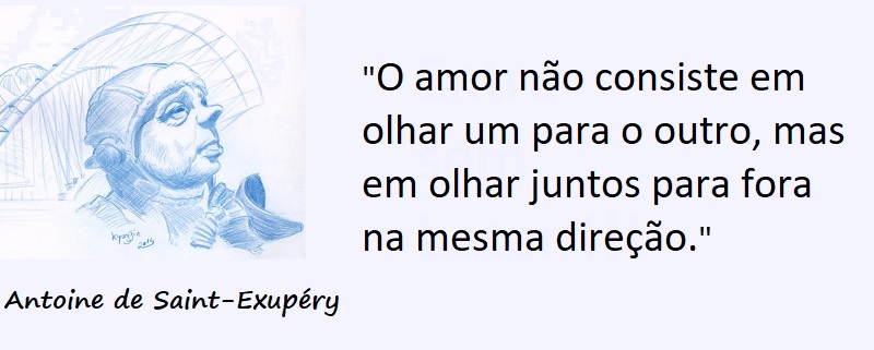 Entre sem bater - Antoine de Saint-Exupéry - Namorados