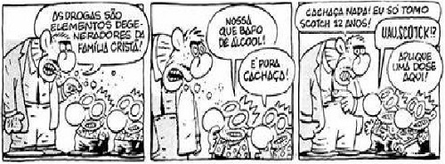 Entre sem bater - Angeli - Função de Cartunista