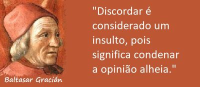 Entre sem bater - Baltasar Gracián - Um Insulto