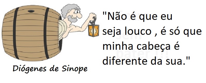 Entre sem bater - Diógenes de Sinope - Minha Cabeça