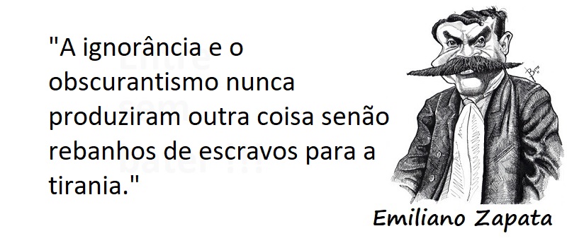 Entre sem bater - Emiliano Zapata - Rebanho de Escravos