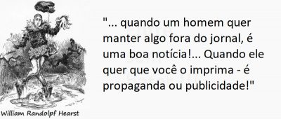 Entre sem bater - William Randolph Hearst - Publicidade