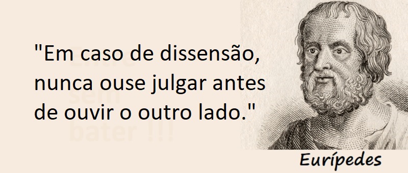 Entre sem bater - Eurípedes- O Outro Lado
