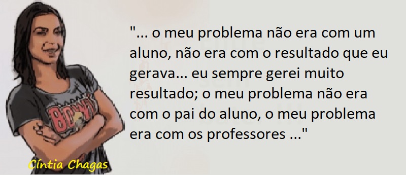 Entre sem bater - Cíntia Chagas - As Professoras