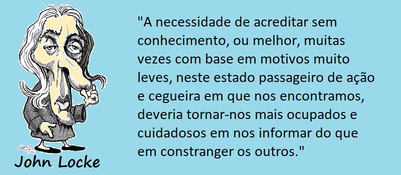 Entre sem bater - John Locke - Conhecimento