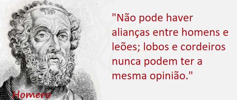 Entre sem bater - Homero - Das Alianças