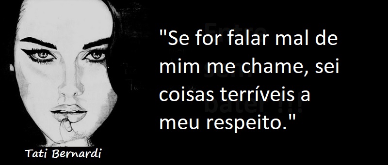 Entre sem bater - Tati Bernardi - Coisas Terríveis