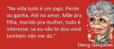 Entre sem bater - Dercy Gonçalves - Tudo é Interesse