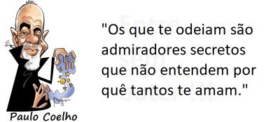 Entre sem bater - Paulo Coelho - Admirador Secreto