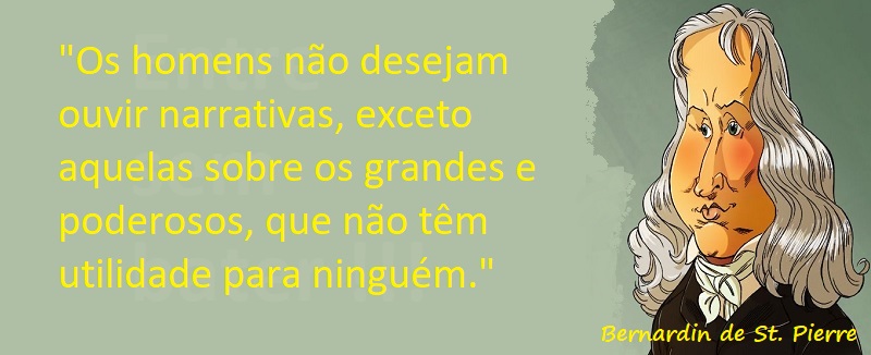 Entre sem bater- Bernadin St. Pierre - As Narrativas
