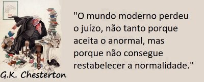 Entre sem bater - G K Chesterton - Mundo Moderno