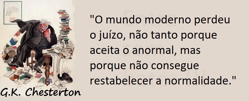 Entre sem bater - G K Chesterton - Mundo Moderno