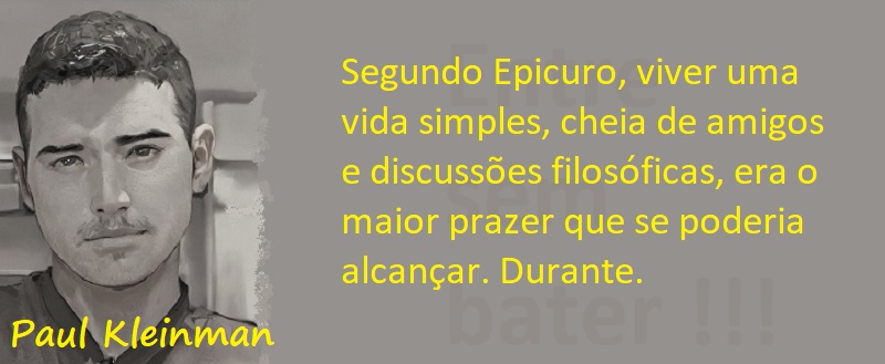 Entre sem bater - Paul Kleinman - Filosofando