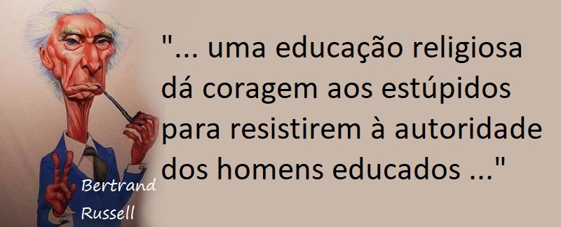 Entre sem bater - Bertrand Russell - Educação Religiosa