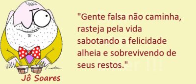 Entre Sem Bater - Jô Soares - Gente Falsa