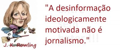 Entre Sem Bater - J. K. Rowling - A Desinformação