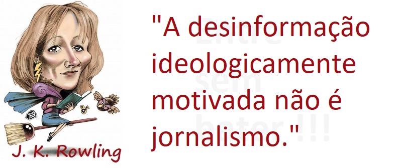 Entre Sem Bater - J. K. Rowling - A Desinformação