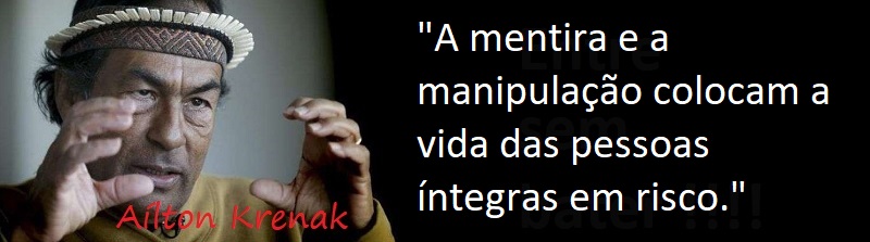 Entre Sem Bater - Aílton Krenak - Uma Manipulação