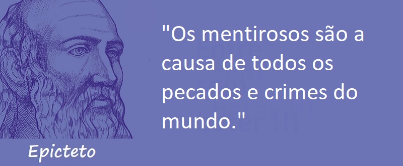 Entre Sem Bater - Epicteto - Os Mentirosos