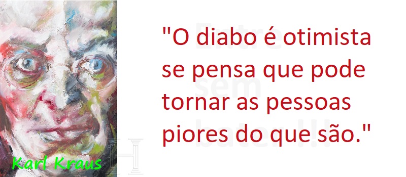 Entre Sem Bater - Karl Kraus - O Diabo