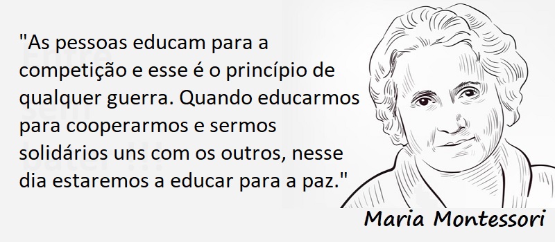 Entre Sem Bater - Maria Montessori - Educar para a Paz