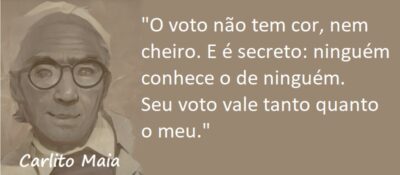 Entre Sem Bater - Carlito Maia - A Cor do Voto