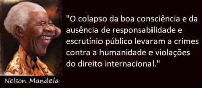 Entre Sem Bater - Nélson Mandela - Crimes contra a Humanidade