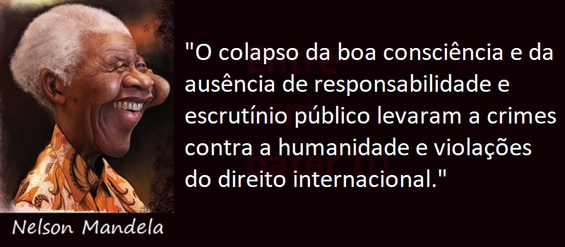Entre Sem Bater - Nélson Mandela - Crimes contra a Humanidade