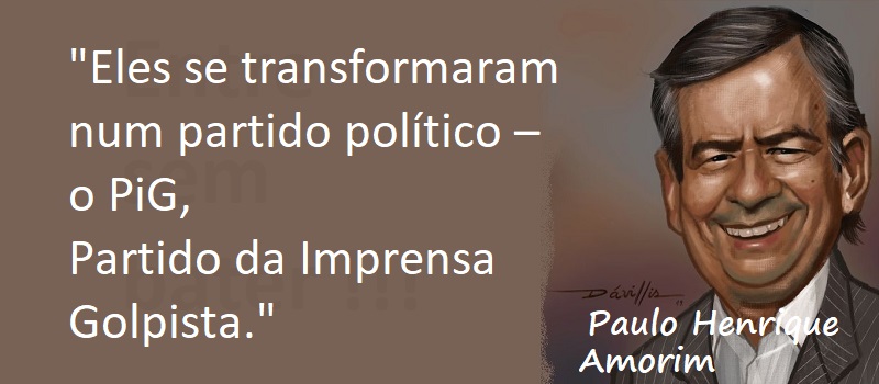 Entre Sem Bater - Paulo Henrique Amorim - PIG, um Partidão