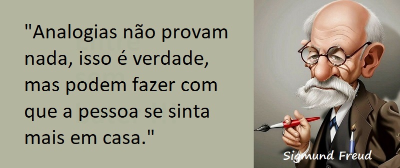 Entre Sem Bater - Sigmund Freud - Analogias