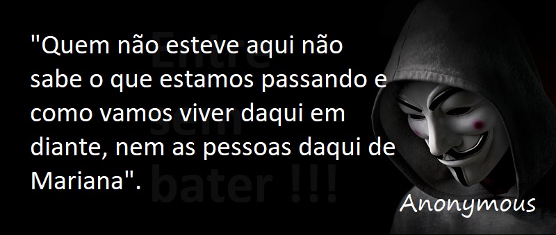 Entre Sem Bater - Anonymous - Mariana: Nove Anos